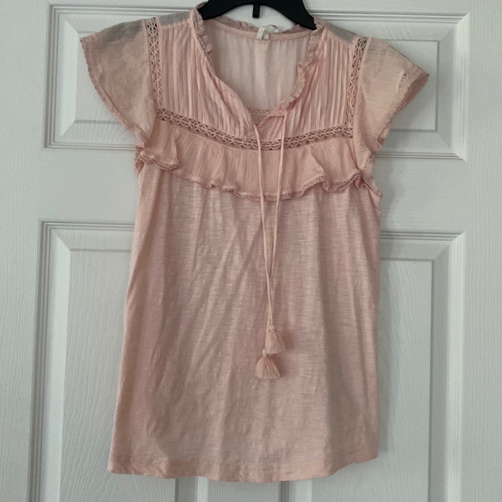 Women’s XS pink Anthropologie top